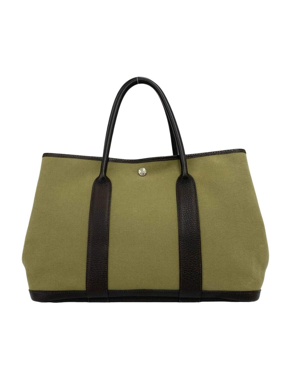 Hermes Garden Party Tote Toile And #342019H22B